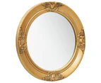 vidaXL Wall Mirror Baroque Style 50 cm Gold