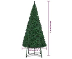 vidaXL Artificial Christmas Tree with Stand 500 cm Green