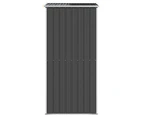 vidaXL Garden Shed Anthracite 192x108x223 cm Galvanised Steel