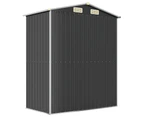 vidaXL Garden Shed Anthracite 192x108x223 cm Galvanised Steel