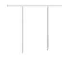 vidaXL Awning Post Set White 300x245 cm Iron