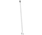 vidaXL Awning Post Set White 450x245 cm Iron