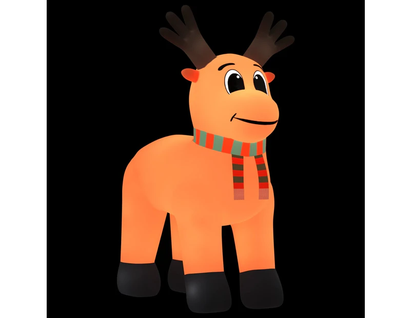 vidaXL Christmas Inflatable Reindeer with LEDs 400 cm