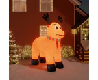 vidaXL Christmas Inflatable Reindeer with LEDs 400 cm