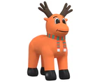 vidaXL Christmas Inflatable Reindeer with LEDs 400 cm