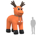 vidaXL Christmas Inflatable Reindeer with LEDs 400 cm