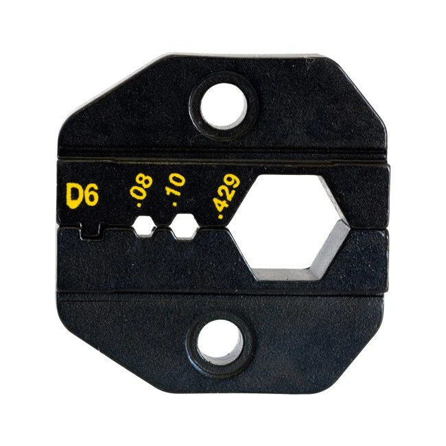 ProsKit D6 RG8/RG11 Crimp Die Set for 1PK-3003D6 1PK3003 Super Crimper Black