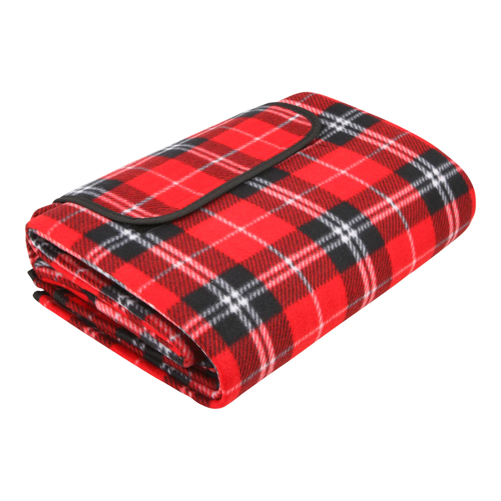 Wildtrak 200cm Picnic Rug w/PVC Backing Outdoor Travel Carpet Mat/Blanket Tartan