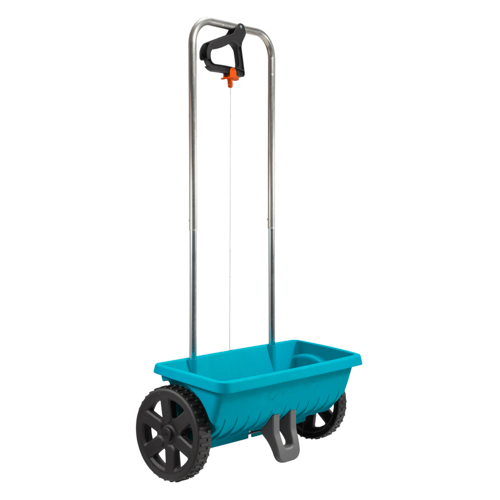 Gardena Rolling Wheeled Garden Fertiliser Spreader Large 45cm / 12.5L