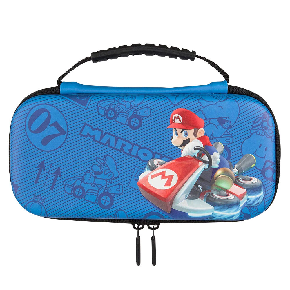 Power A Mario Kart 22cm Storage Protection Case Set For Nintendo Switch Lite BLU