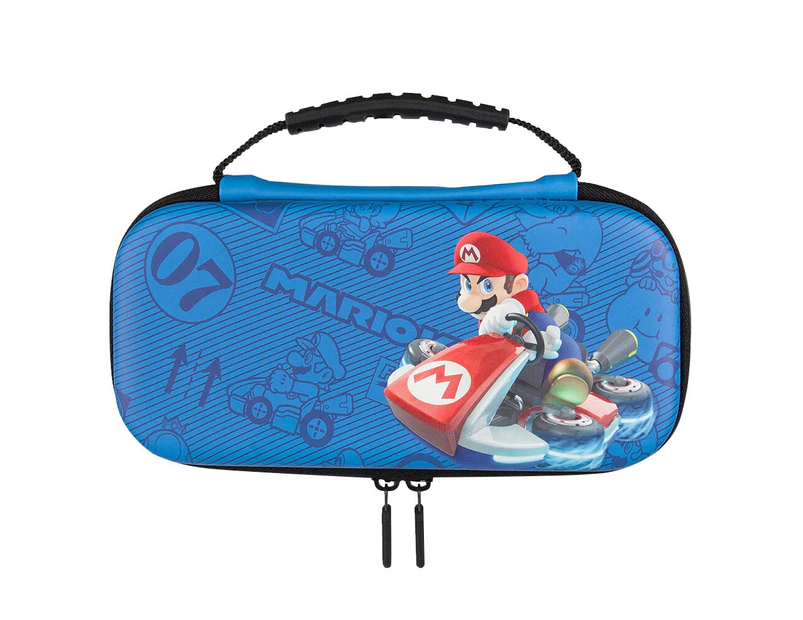 Power A Mario Kart 22cm Storage Protection Case Set For Nintendo Switch Lite BLU