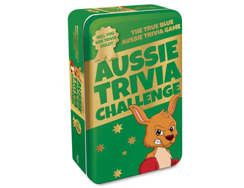 Tinned Game Aussie Trivia Challenge Party/Event Kids/Children Activity Toy 12+