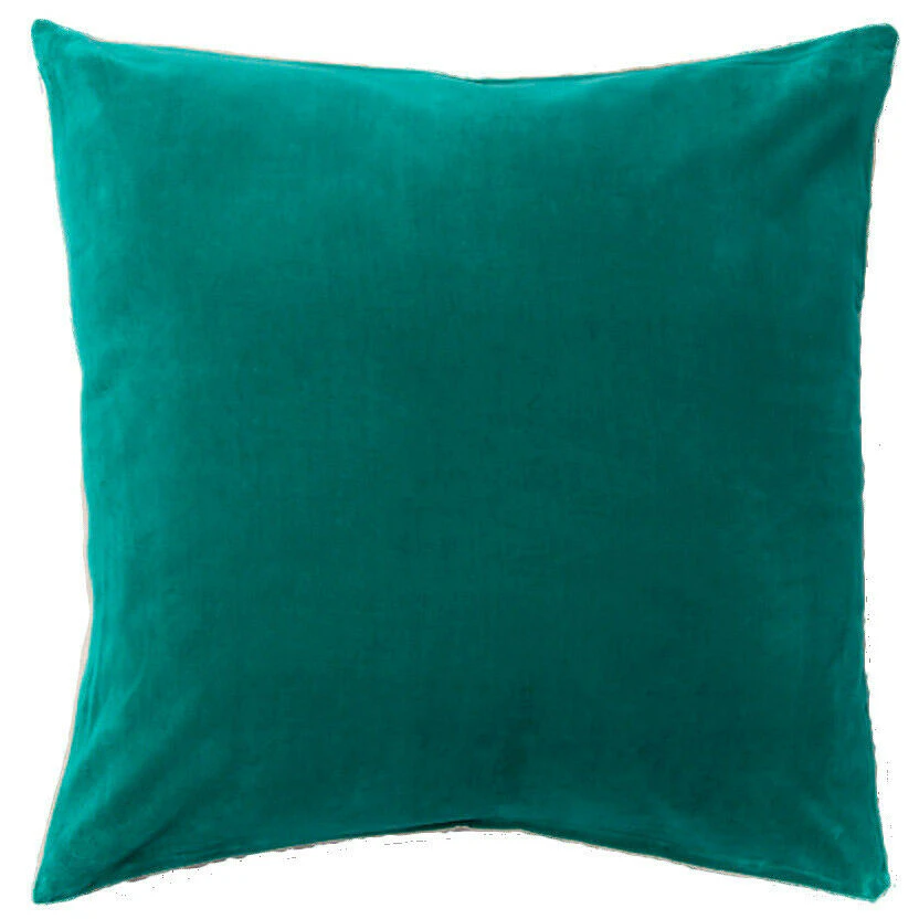 Shannon Fricke Velvet Sky Emerald Green European Pillowcase