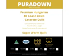 Puradown Premium Hungarian 80% Goose Down & 20% Feather Quilt