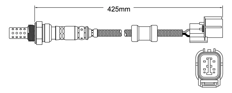 Pre-Cat oxygen sensor for Honda HRV D16W1 / D16W5 4-Cyl 1.6 99-01