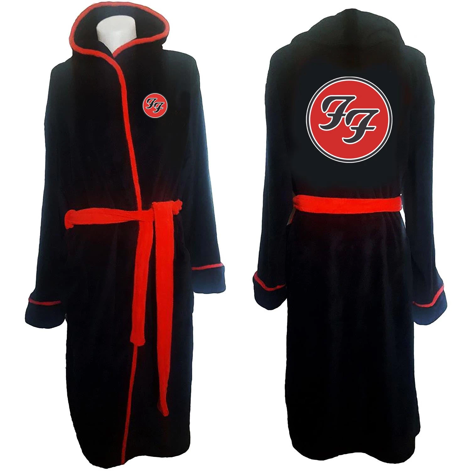 Foo Fighters Unisex Bathrobe: FF Logo