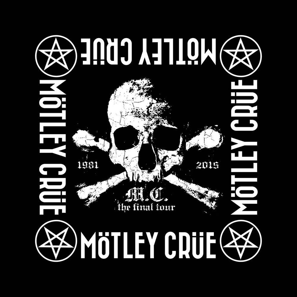 Motley Crue Unisex Bandana: The Final Tour