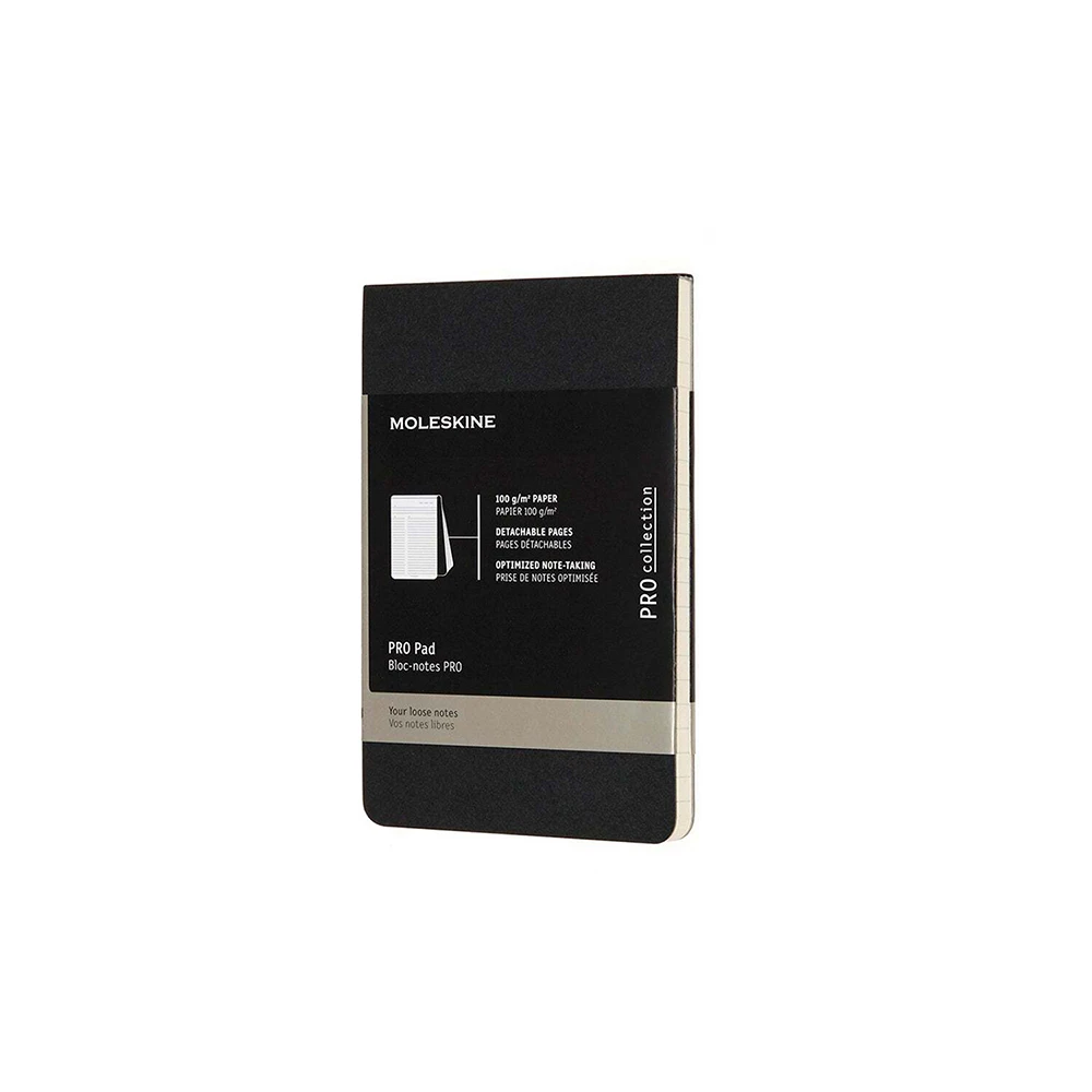 Moleskine Professional Writing Notepad/Memopad Stationery Notes Black Pocket