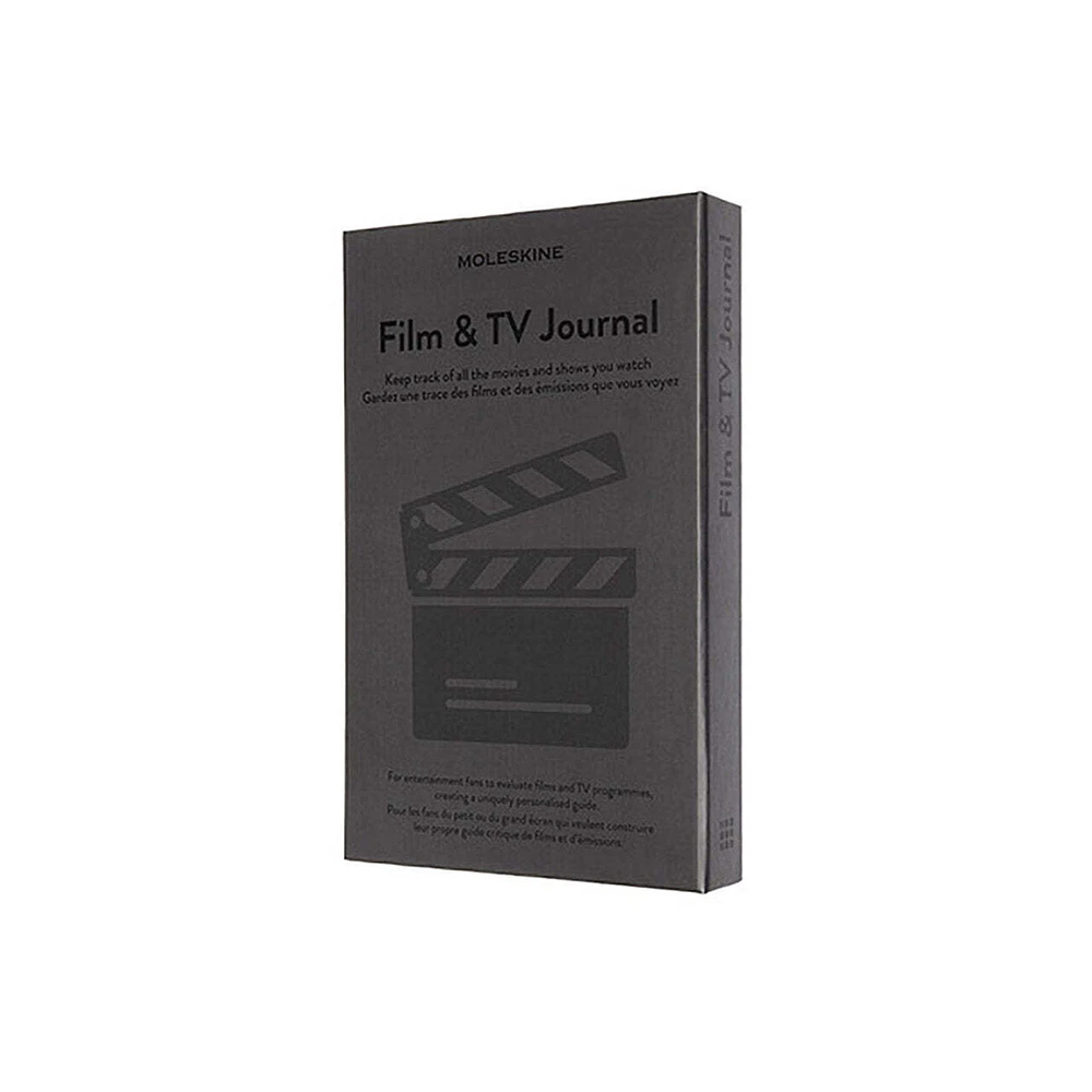 Moleskine Passion Hardcover Writing Movies & TV Journal Notebook Grey Large