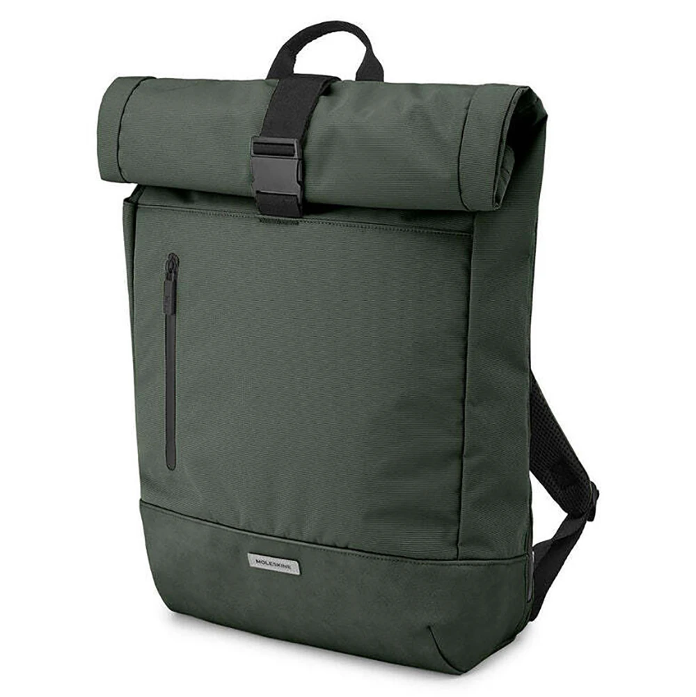 Moleskine Rolltop Backpack Work/Travel Outdoor Bag 48cm For 15" Laptop Moss GRN