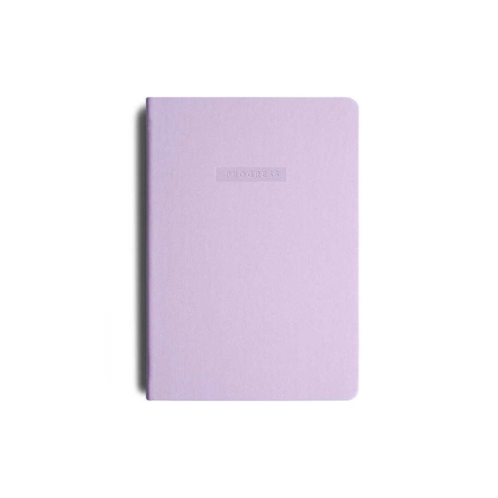 MiGoals Progress Soft Cover A5 Writing Journal/Notebook Office Stationery Lilac