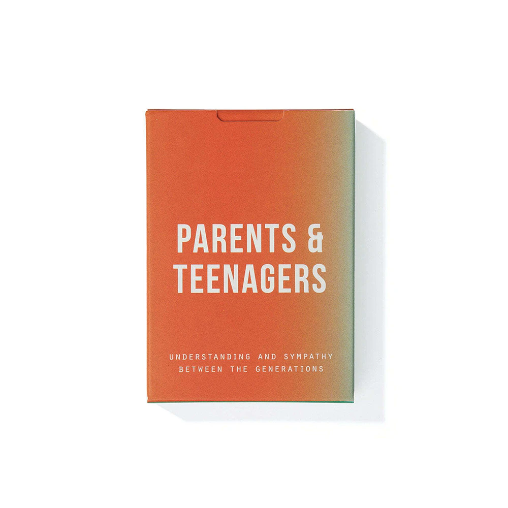 52pc The School Of Life 9cm Parents & Teenagers Interactive Prompt Cards Set