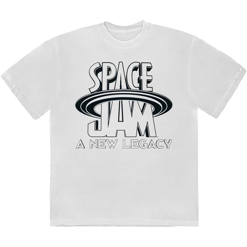 Space Jam | Official Band T-Shirt | Space Jam 2 B&W Logo