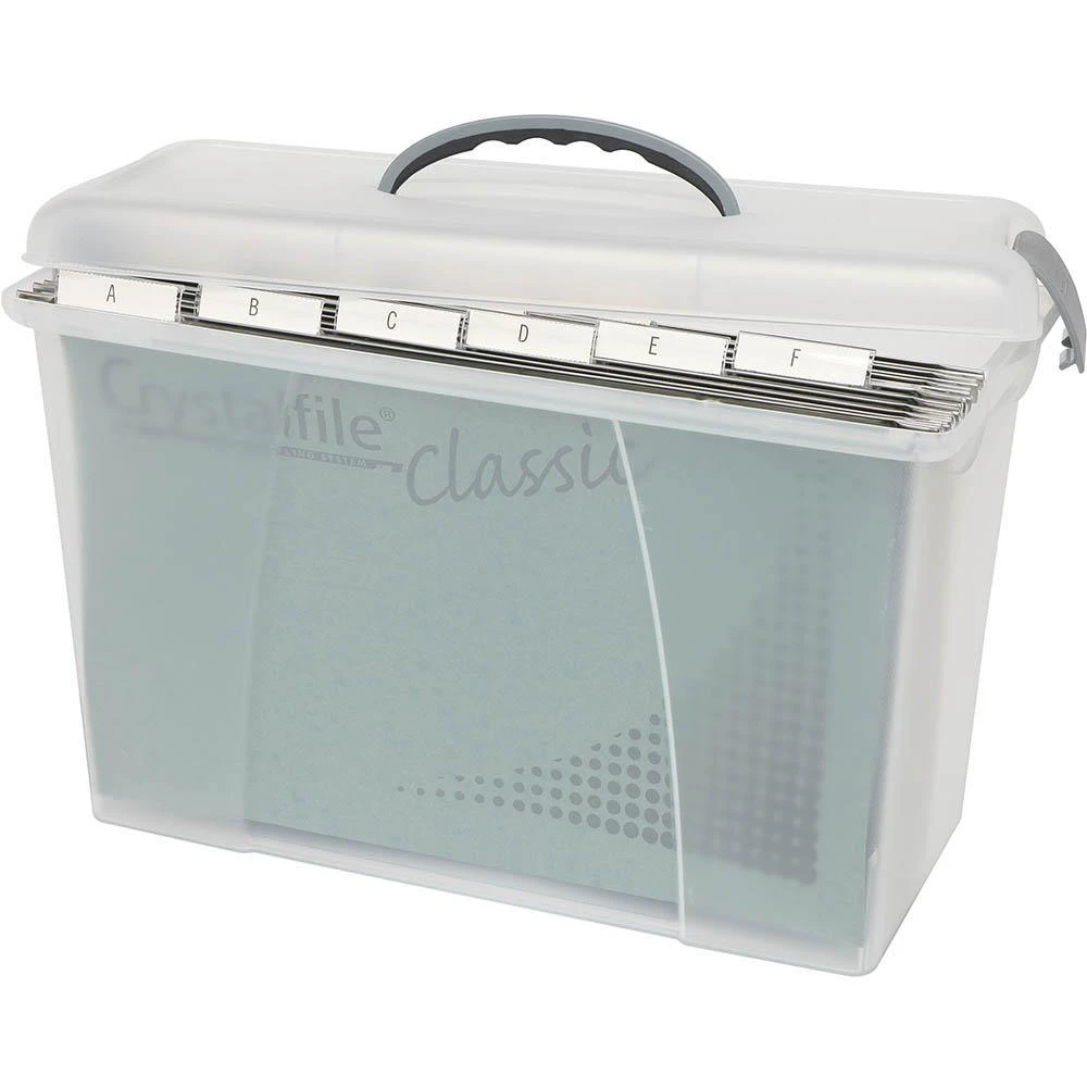 Crystalfile Carry Case Store Clear Lid / Clear Base