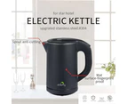 0.8L Stainless Steel Electric Kettle Black