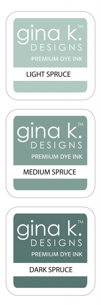 Gina K Designs Color Companions Ink Cube Set - Spruce