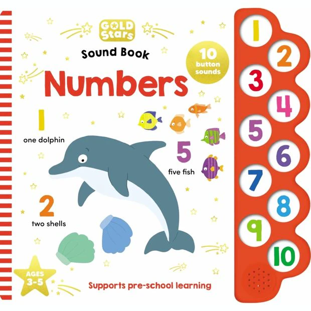 Target Gold Stars: Numbers 10-Button Sound Book