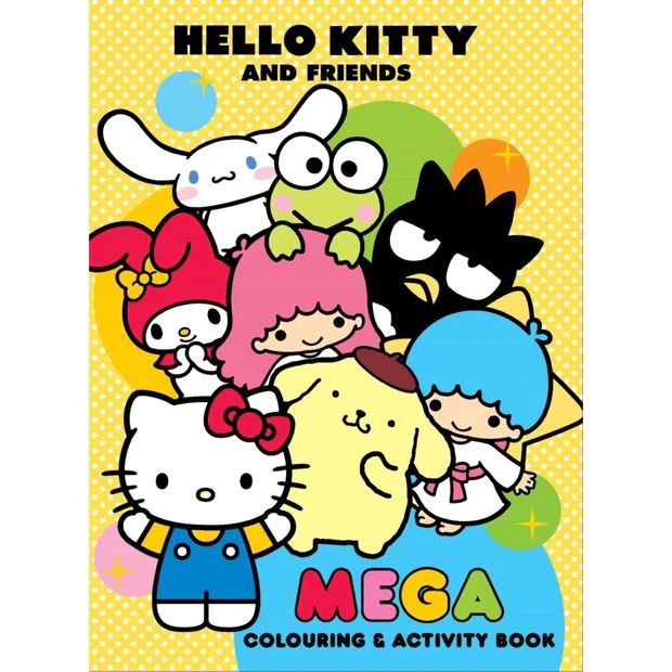 Hello Kitty and Friends: Mega Colouring & Activity Book