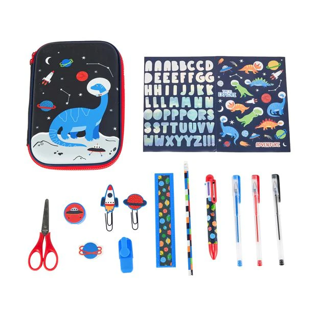 Pencil Case Set, Space Dino - Anko