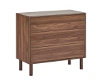 Cooper & Co. Norquay 80cm Chest of 3 Drawers Walnut