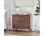 Cooper & Co. Norquay 80cm Chest of 3 Drawers Walnut