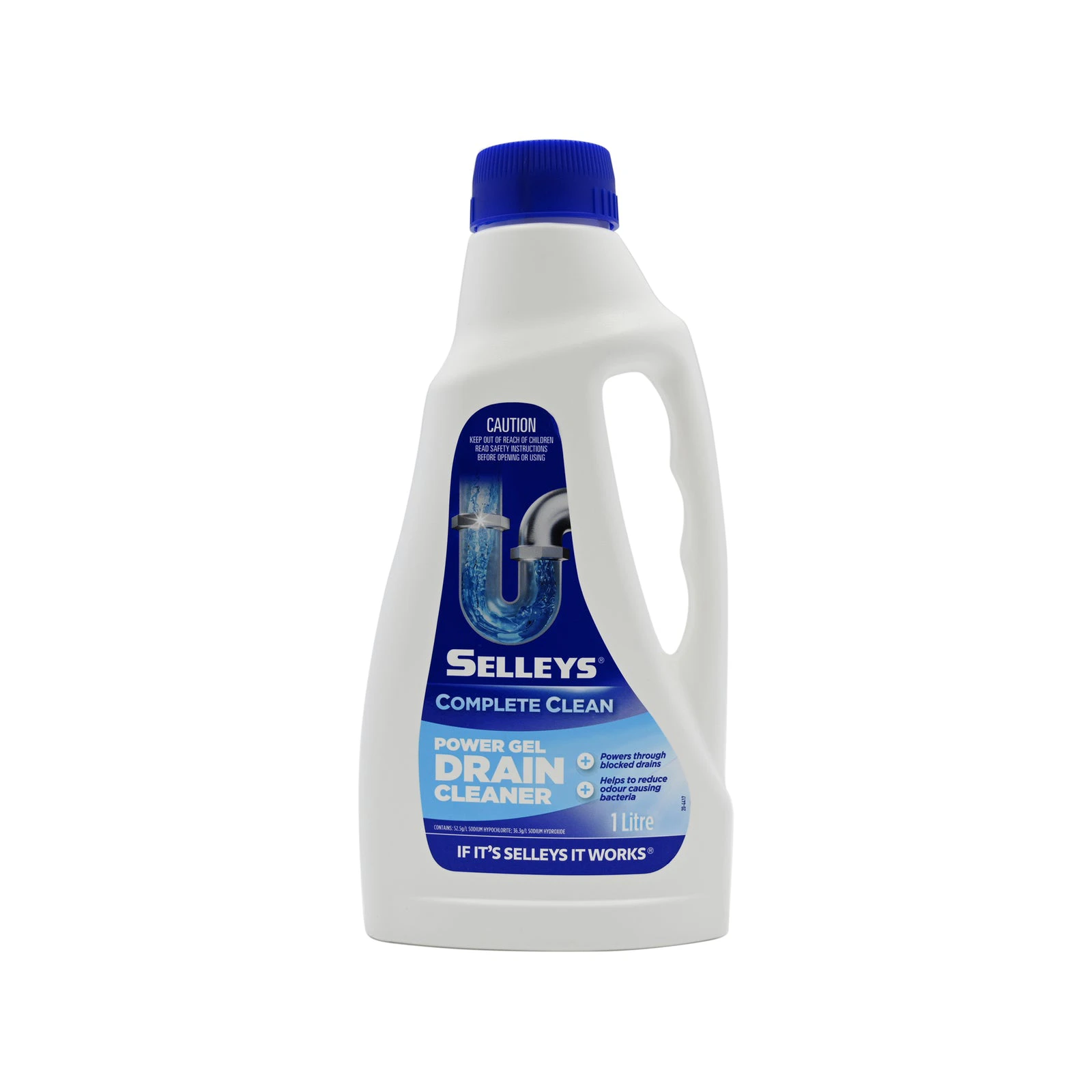 Selleys 1L Complete Clean Power Gel Drain Cleaner