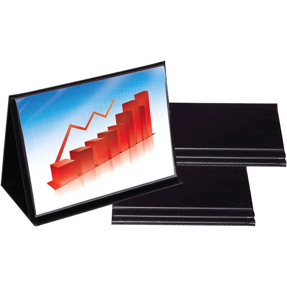 Bantex Display Easel Landscape 20 Pocket A4 Display Black