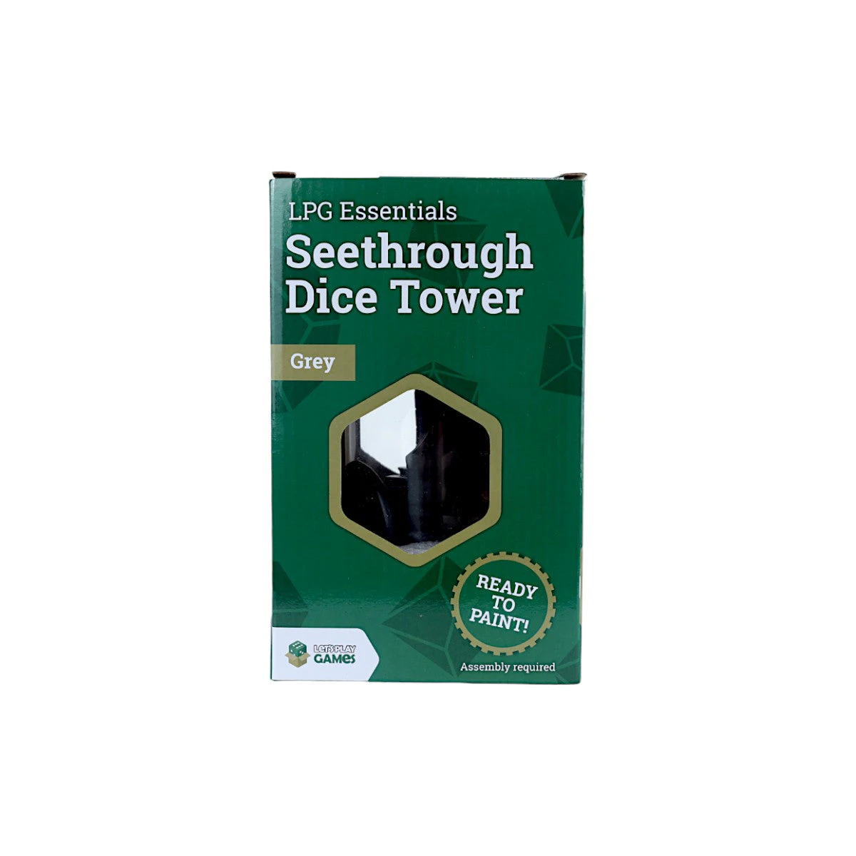 Lpg Seethrough Dice Tower Grey