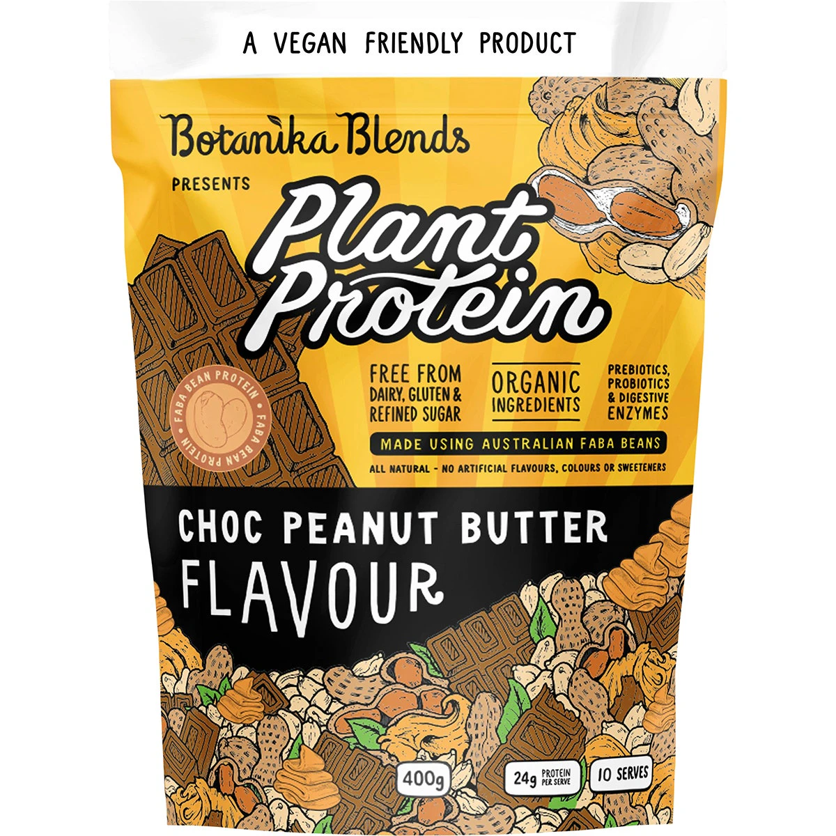 Botanika Blends Plant Protein Choc Peanut Butter 400g