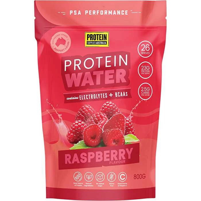 Protein Supplies Australia Protein Water Raspberry 800g