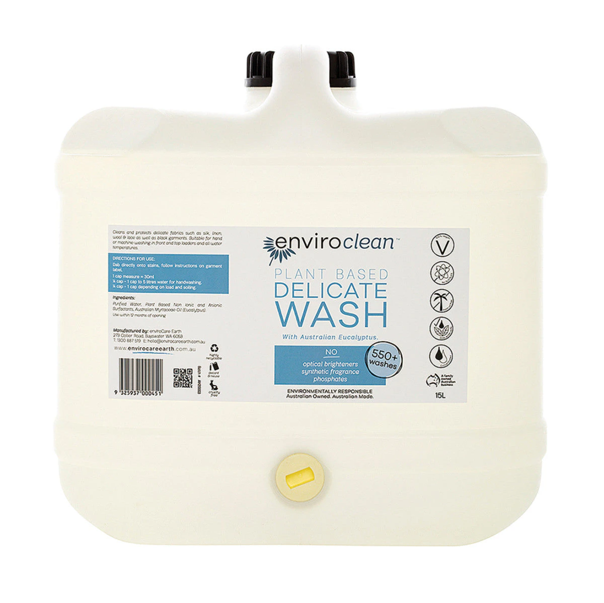 EnviroClean Plant Based Delicate Wash 15L