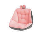Rabbit Ear Chair Cushion with Backrest - Pink