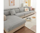 Couch Cushion Covers Stretch Sofa Seat Cover Furniture Protector Replacement Chair Cushion Slipcovers Gray - For One-Seater