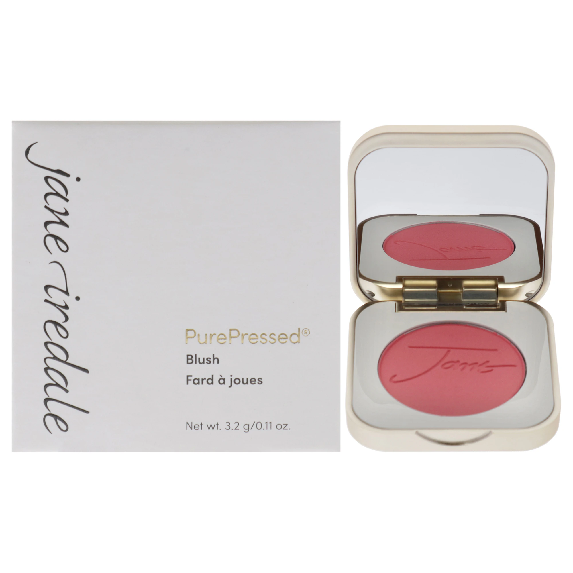 PurePressed Blush - Clearly Pink by Jane Iredale for Women - 0.11 oz Blush