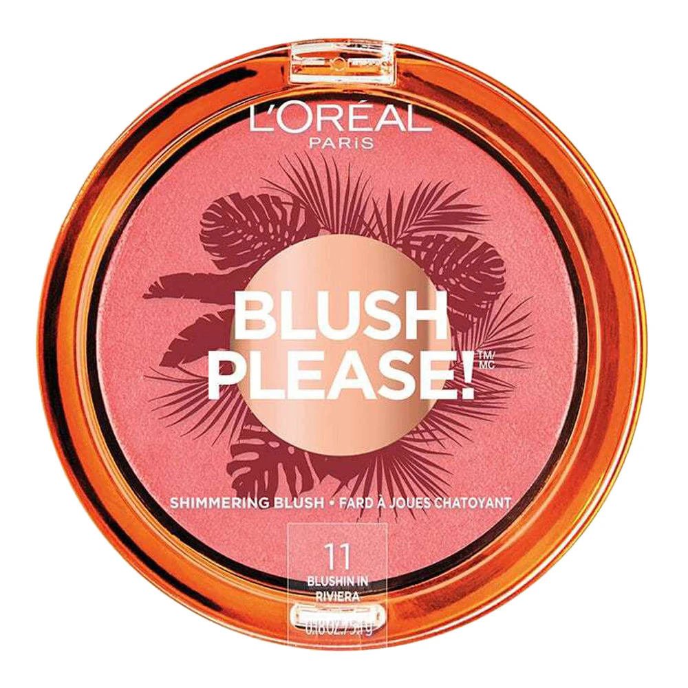 L'oreal Paris L'oreal Blush Please! Shimmering Blush 5.1g 11 Blushin In Riviera