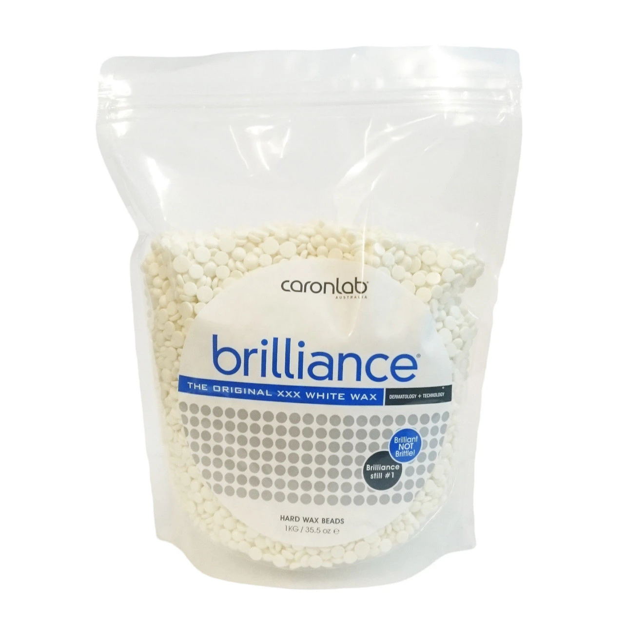 Caronlab Brilliance The Original XXX White Hard Wax Beads - 800g