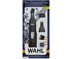 Wahl Mini GroomsMan Wet/Dry 3 In 1 Personal Ear Nose Brow Trimmer