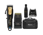 Wahl Black & Gold Magic Clipper & Finale Shaver Combo