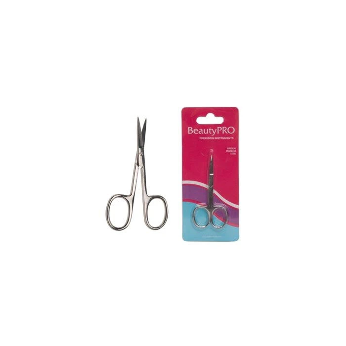 BeautyPRO Precision Instruments Straight Nail & Brow Scissors