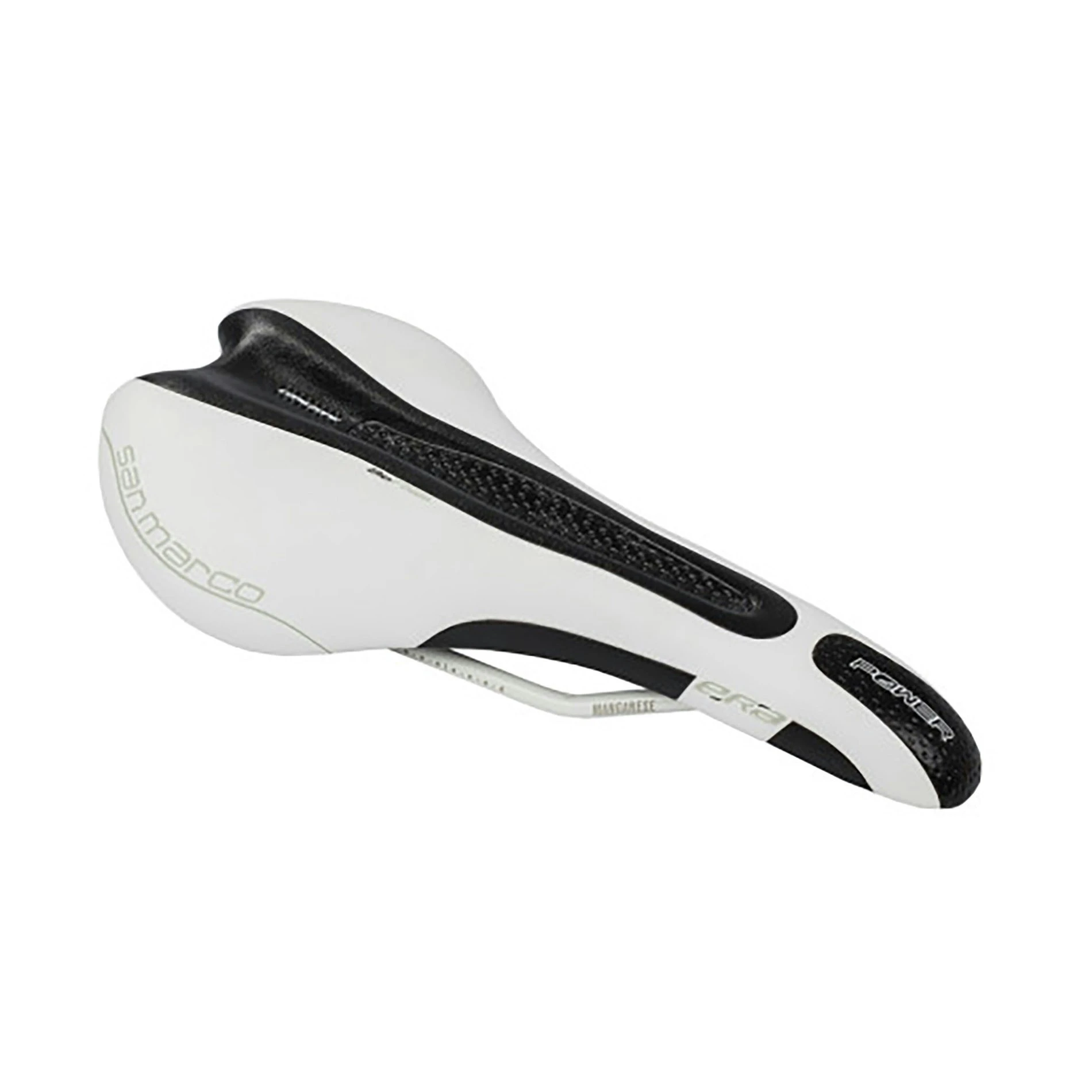 Selle-San-Marco Era Dynamic Power Open White/Black - Performance Saddle - White